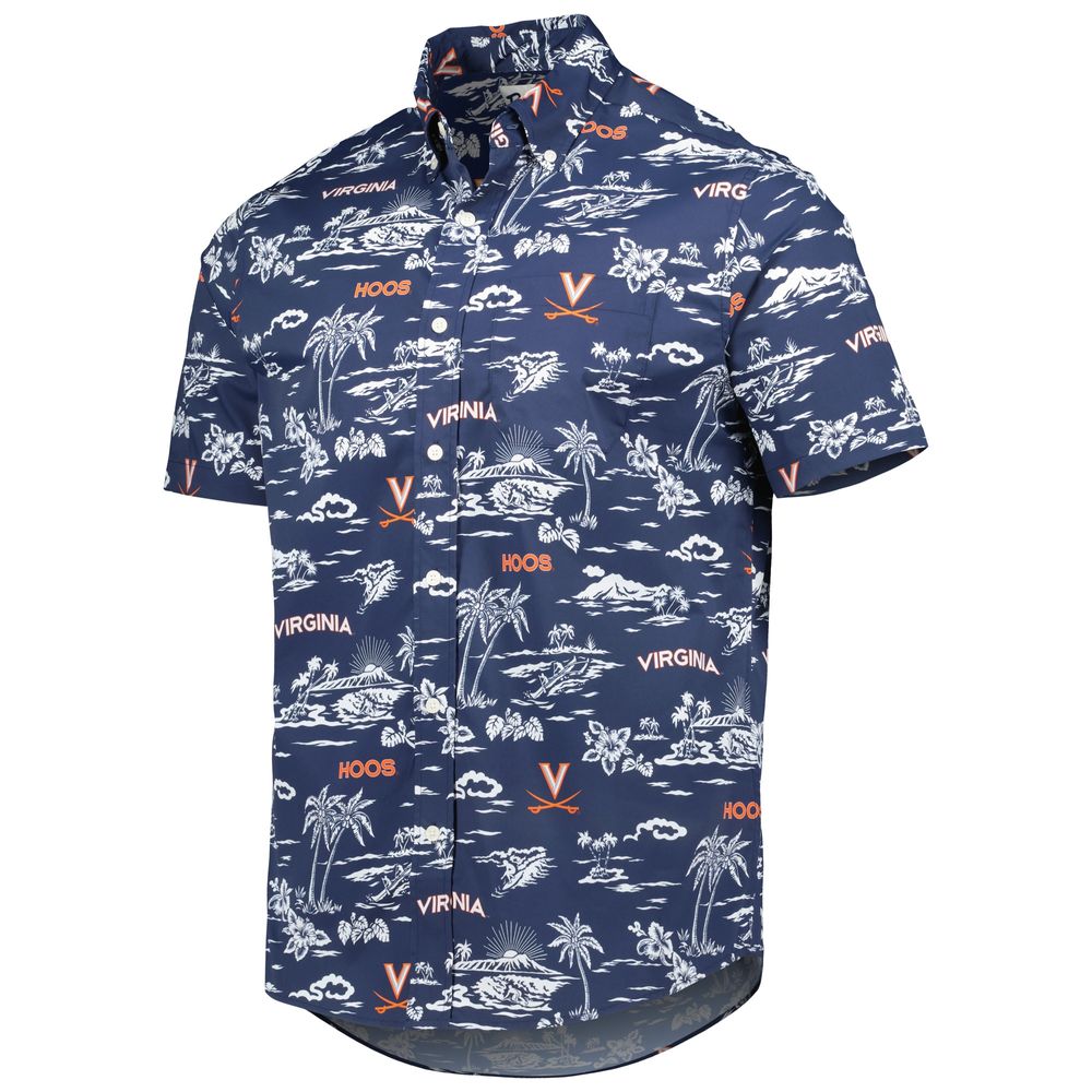 Men's Reyn Spooner Navy Virginia Cavaliers Classic Button-Down Shirt