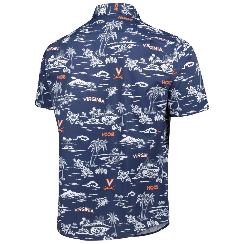 Men's Reyn Spooner Navy Virginia Cavaliers Classic Button-Down Shirt