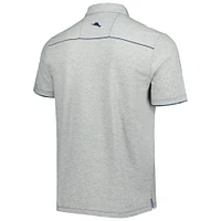 Men's Tommy Bahama Heathered Gray Virginia Cavaliers IslandZone Tailgater Polo