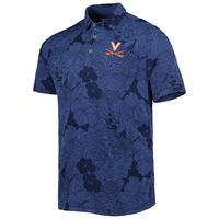 Men's Tommy Bahama Navy Virginia Cavaliers Miramar Blooms Polo