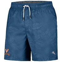 Maillot de bain Tommy Bahama Navy Virginia Cavaliers Naples Layered Leaves pour hommes