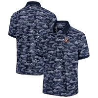 Men's Tommy Bahama Navy Virginia Cavaliers Sport Bay View IslandZone Polo