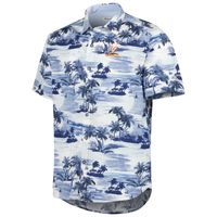 Men's Tommy Bahama Navy Virginia Cavaliers Tropical Horizons Button-Up Shirt