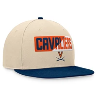 Men's Top of the World Khaki Virginia Cavaliers Goalaso Snapback Hat