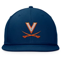 Casquette snapback fondamentale Top of the World bleu marine des Virginia Cavaliers pour homme