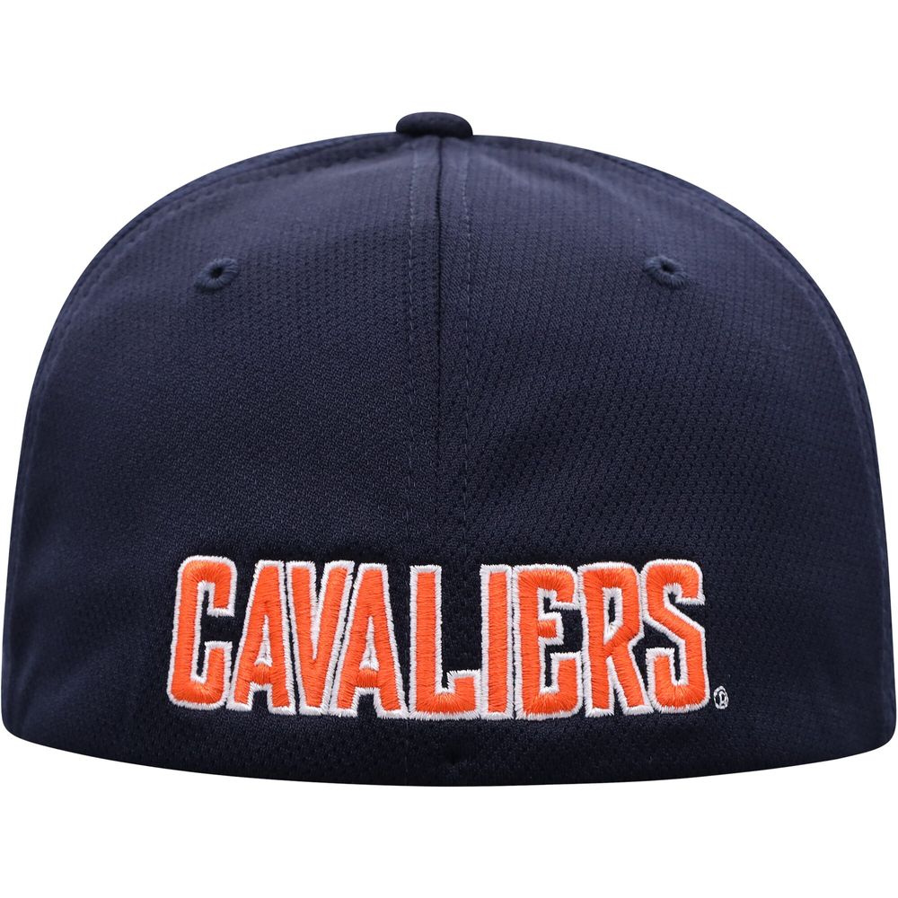 Men's Top of the World Navy Virginia Cavaliers Reflex Logo Flex Hat