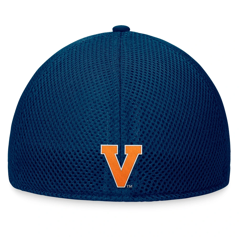 Men's Top of the World Navy Virginia Cavaliers Spacer Flex Hat