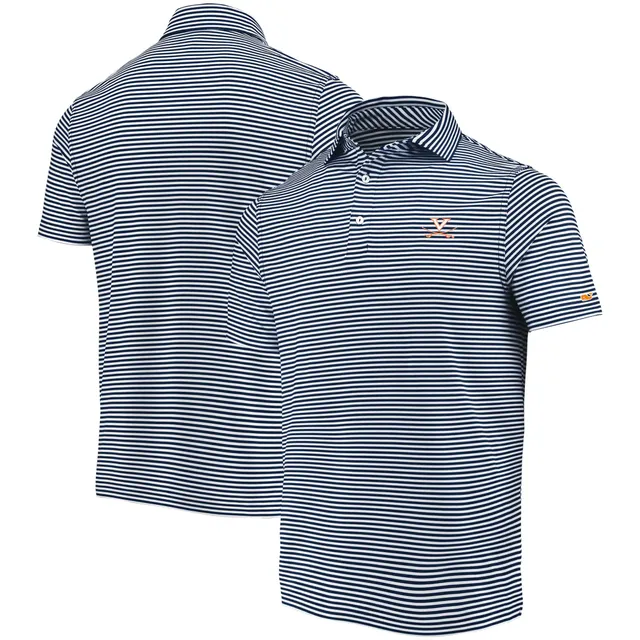 Men's Vineyard Vines Gray/White Dallas Cowboys Winstead Striped Polo