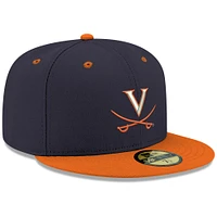 New Era Virginia Cavaliers 59FIFTY Fitted Hat - Navy Blue