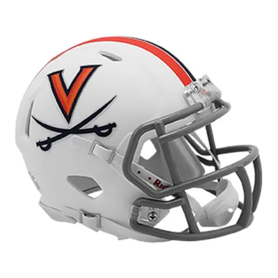 Lids West Virginia Mountaineers Riddell Throwback Speed Mini Helmet