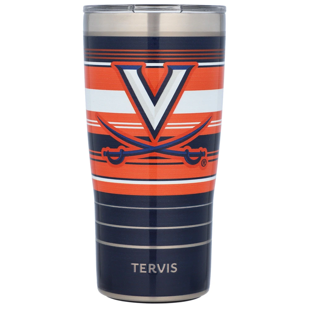 Tervis Virginia Cavaliers 20oz. Gobelet en acier inoxydable à rayures Hype