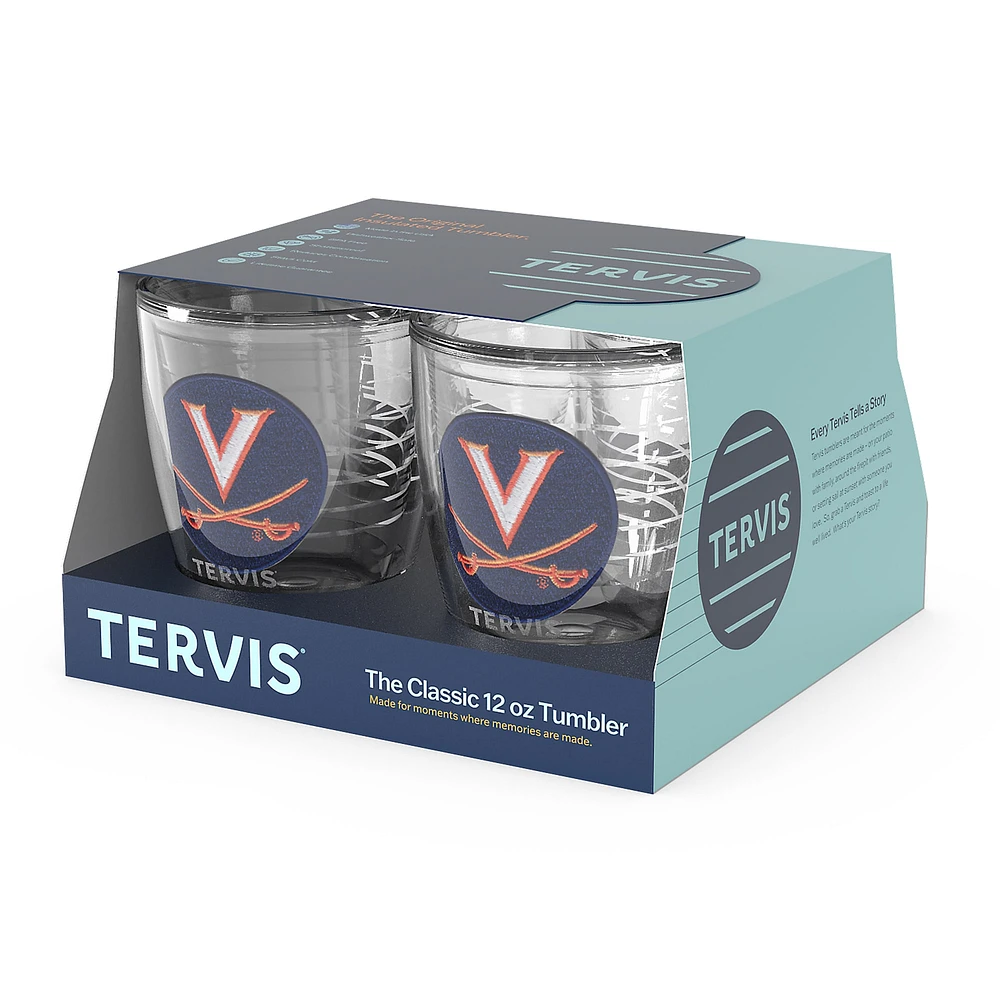 Tervis Virginia Cavaliers 4-Pack 12oz. Ensemble de gobelets emblème