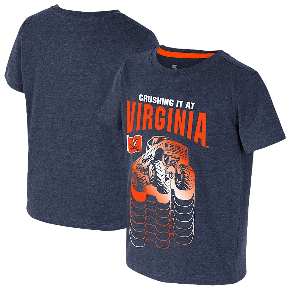 T-shirt pour tout-petits Colosseum Navy Virginia Cavaliers Crushing It