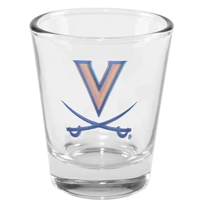 Cavaliers de Virginie 2 oz. Verre à liqueur avec logo principal