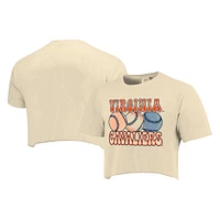 T-shirt court de baseball aux couleurs confortables des Virginia Cavaliers pour femmes