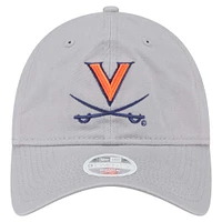 Casquette ajustable 9TWENTY pour femme avec logo des Virginia Cavaliers de New Era gris