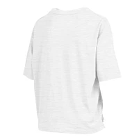 Women's Pressbox White Virginia Cavaliers Harmony Oversized T-Shirt