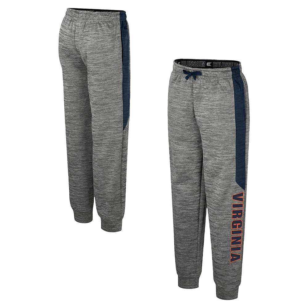 Youth Colosseum Heather Gray Virginia Cavaliers Fleece Pants