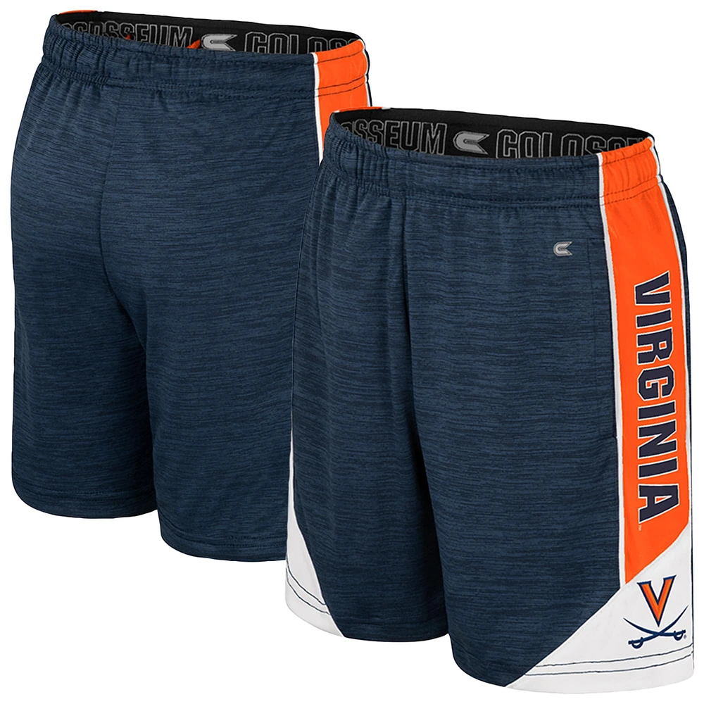 Short de sport pour jeunes Colosseum Navy Virginia Cavaliers