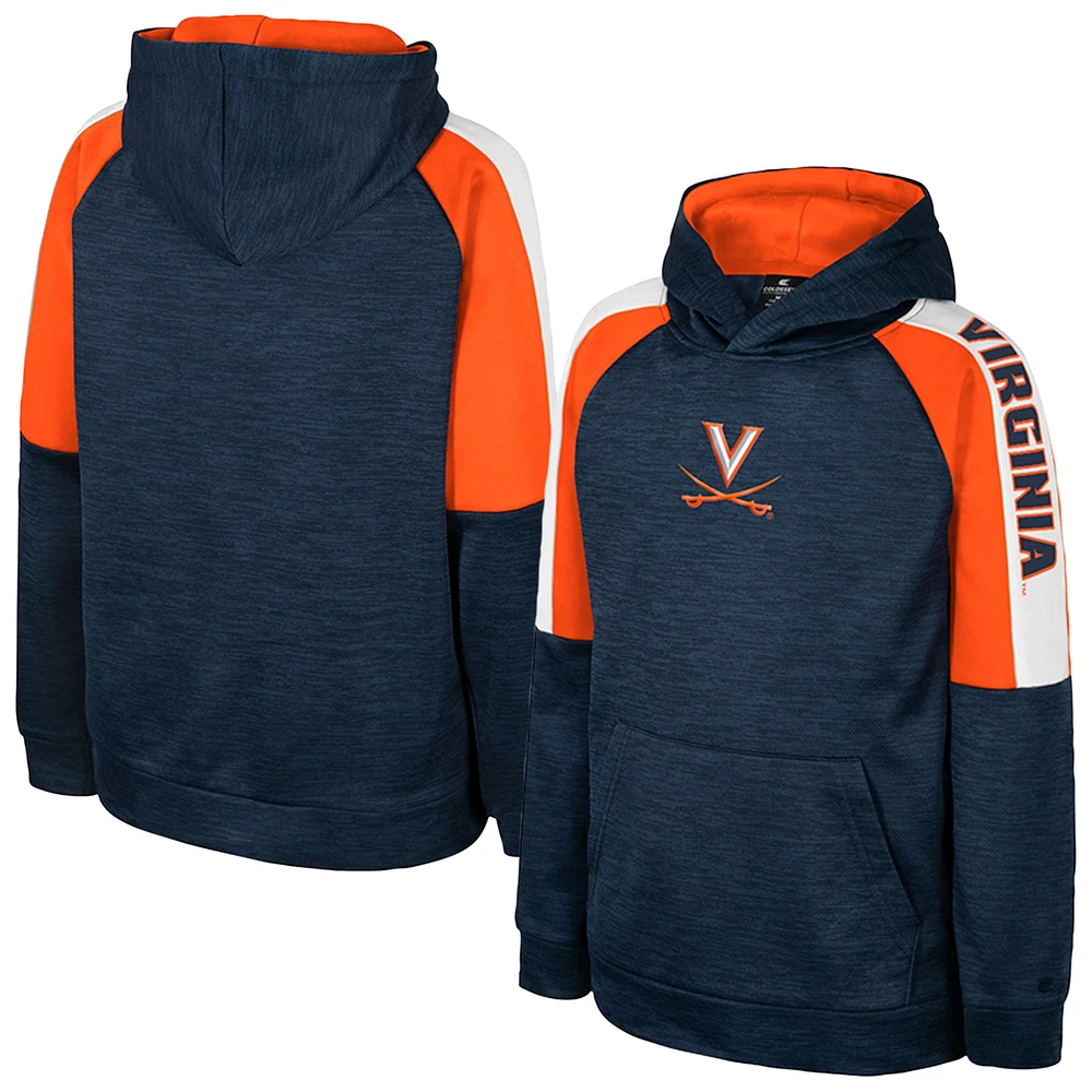 Youth Colosseum Navy Virginia Cavaliers Pullover Hoodie