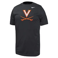 T-shirt Nike Charcoal Virginia Cavaliers Legend pour jeunes