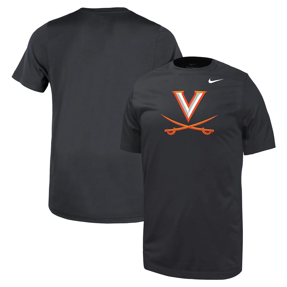 T-shirt Nike Charcoal Virginia Cavaliers Legend pour jeunes