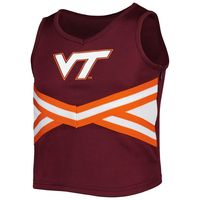 Girls Youth Colosseum Maroon Virginia Tech Hokies Carousel Cheerleader Set