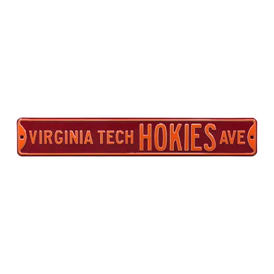 Virginia Tech Hokies 6" x 36" College Ave Street Sign - Maroon