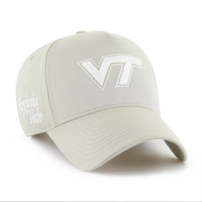 Men's '47  Cream Virginia Tech Hokies Foundation Offside Adjustable Hat