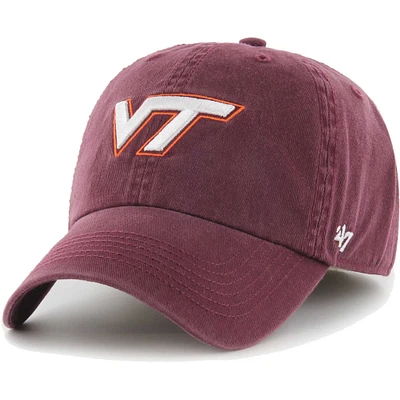 Men's '47 Maroon Virginia Tech Hokies Franchise Fitted Hat