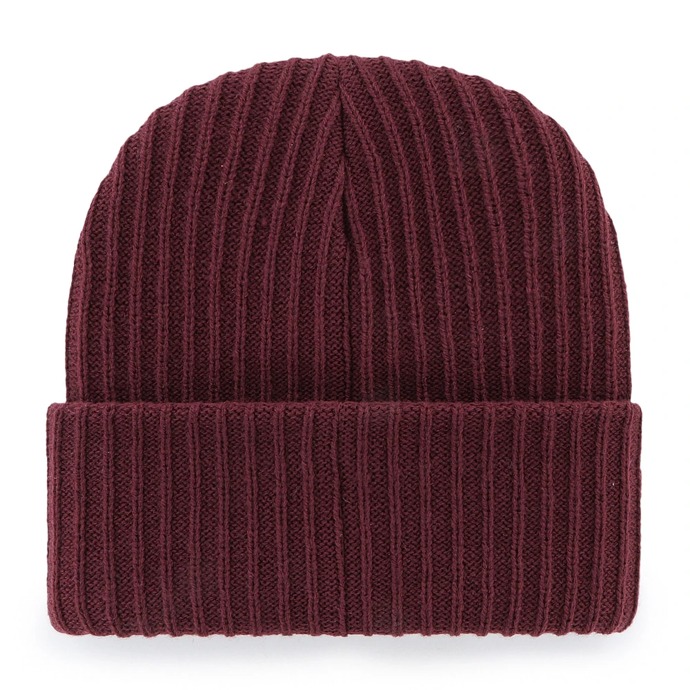 Bonnet en tricot à revers Virginia Tech Hokies Harbor '47 marron pour homme