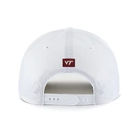 Men's '47 White Virginia Tech Hokies Condor Hitch brrr° Adjustable Hat