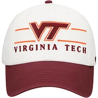 Casquette ajustable Virginia Tech Hokies Gridiron Clean Up '47 blanche pour homme