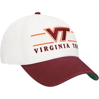 Men's '47 White Virginia Tech Hokies Gridiron Clean Up Adjustable Hat