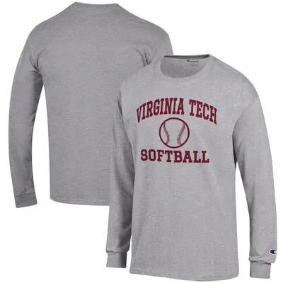 Virginia Tech Hokies Champion Softball Icon Long Sleeve T-Shirt