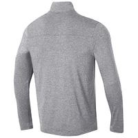 Men's Champion Heathered Gray Virginia Tech Hokies Field Day Team Quarter-Zip Jacket