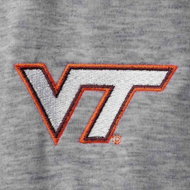 Veste Homme Champion Heathered Grey Virginia Tech Hokies Field Day Team Quarter-Zip