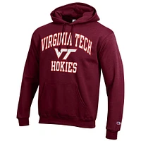 Sweat à capuche Champion Virginia Tech Hokies High Motor pour homme