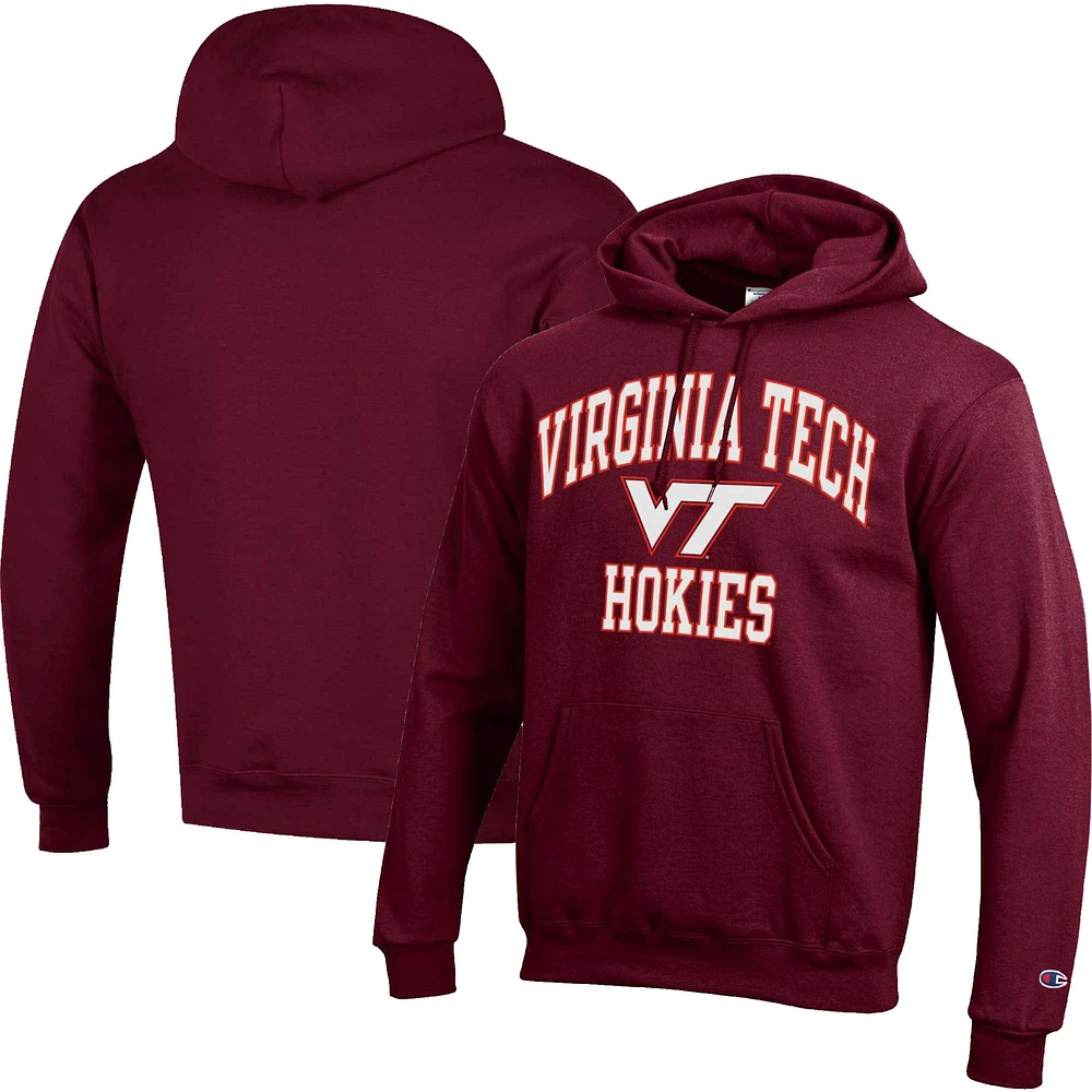 Sweat à capuche Champion Virginia Tech Hokies High Motor pour homme