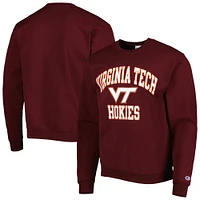 Sweat-shirt Champion Virginia Tech Hokies High Motor pour homme, marron