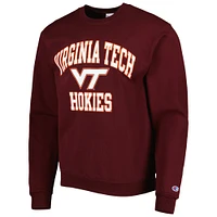 Men's Champion Maroon Virginia Tech Hokies High Motor Pullover Sweatshirt
