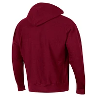 Men's Champion Maroon Virginia Tech Hokies Vault Late Night Reverse Weave Pullover Hoodie