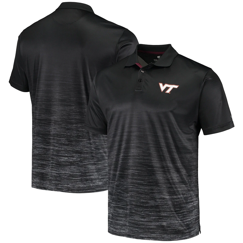 Polo Colosseum Virginia Tech Hokies Marshall pour homme, noir