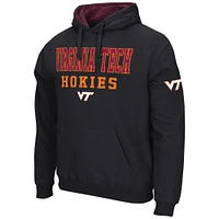 Sweat à capuche Colosseum Virginia Tech Hokies Sunrise pour homme, noir