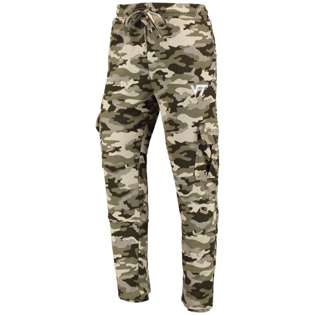 Colosseum Camo Virginia Tech Hokies OHT Military Appreciation Code Pantalon polaire pour homme