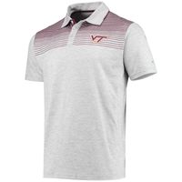 Men's Colosseum Gray Virginia Tech Hokies Needles Polo