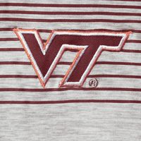 Men's Colosseum Gray Virginia Tech Hokies Needles Polo