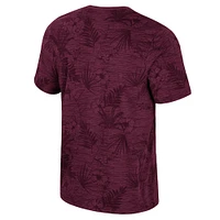 Men's Colosseum Maroon Virginia Tech Hokies Floral Printed T-Shirt