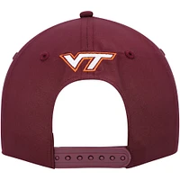 Casquette Colosseum Virginia Tech Hokies Positraction Snapback pour homme