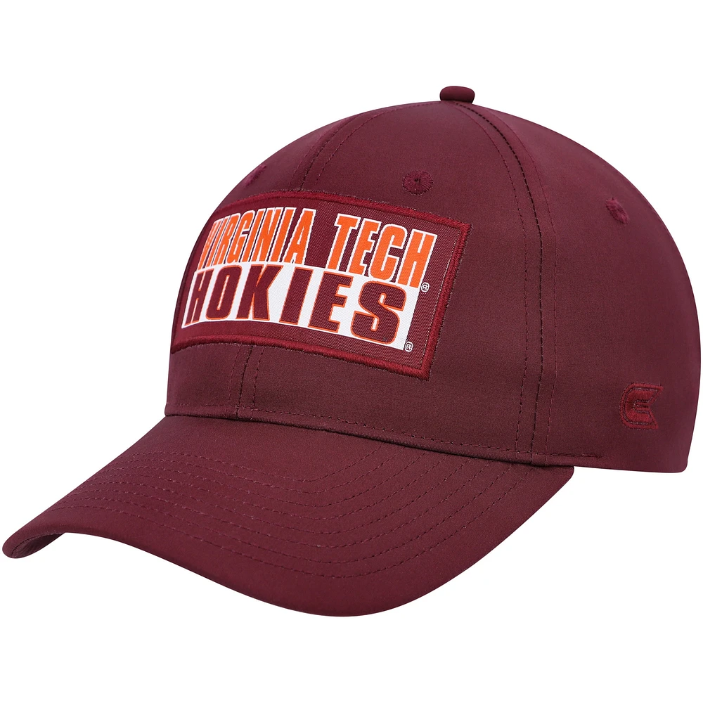 Casquette Colosseum Virginia Tech Hokies Positraction Snapback pour homme